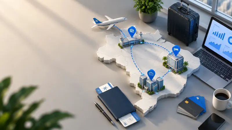 Viagens corporativas em 2026: como planejar o orçamento